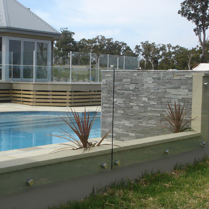 Villa Garden Fence Patch Fitting Glass Railing Use Tempered Glass