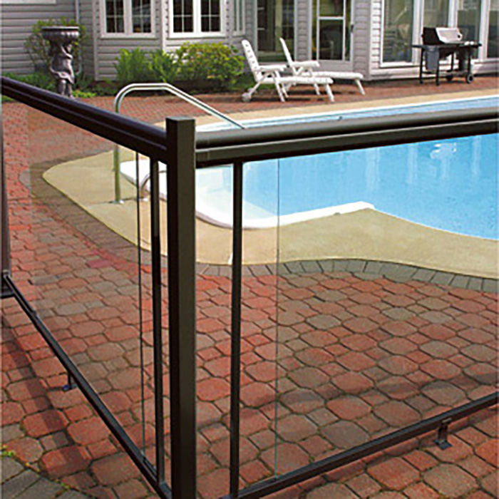 Aluminium Post Glass Railing High Quality Aluminum Alloy Frame Balustrades