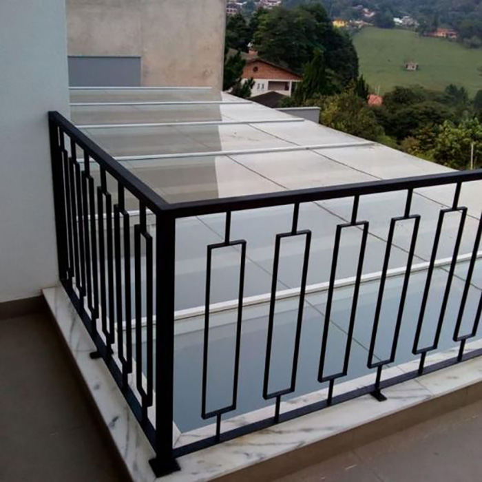 Perfect for Balconies Custom Premium Elegant Wrought Iron Railing