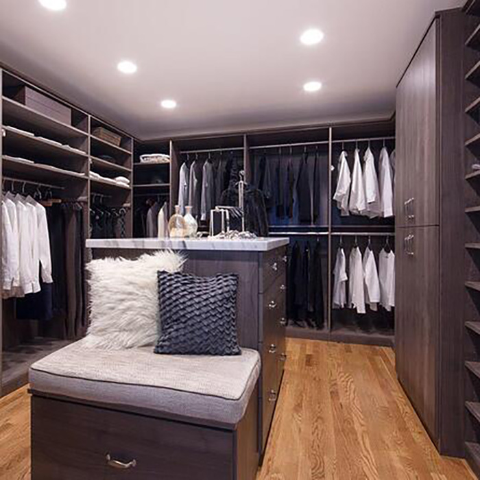 Custom Cloakroom Furniture Closet Open Wardrobes with Non Door