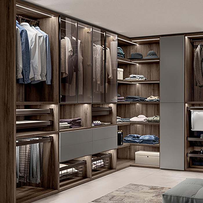 Modern Bedroom Wardrobe Custom Cabinet Contents
