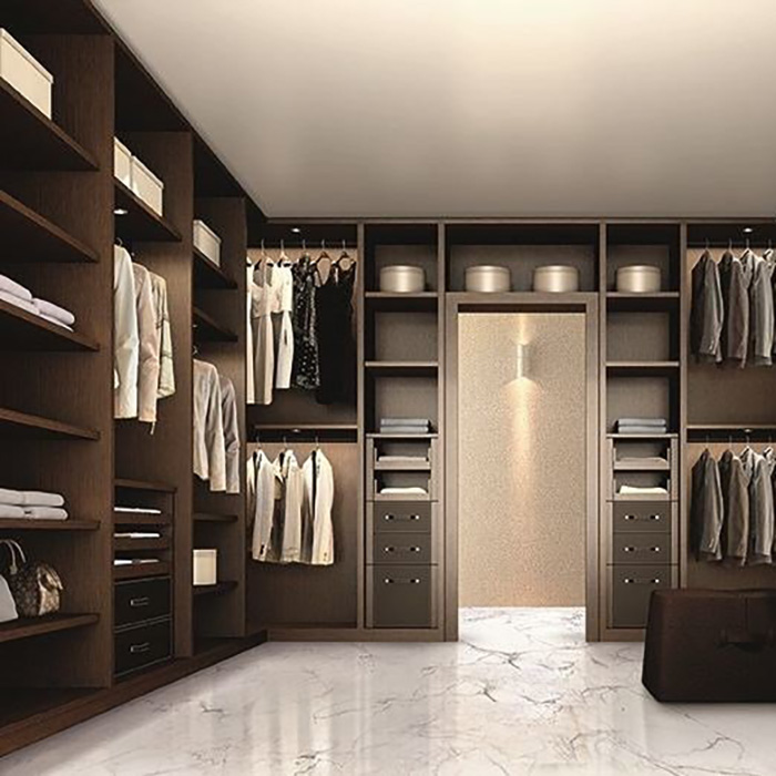 Cloakroom Furniture Wooden Closet Custom Open Wardrobes With Non Door